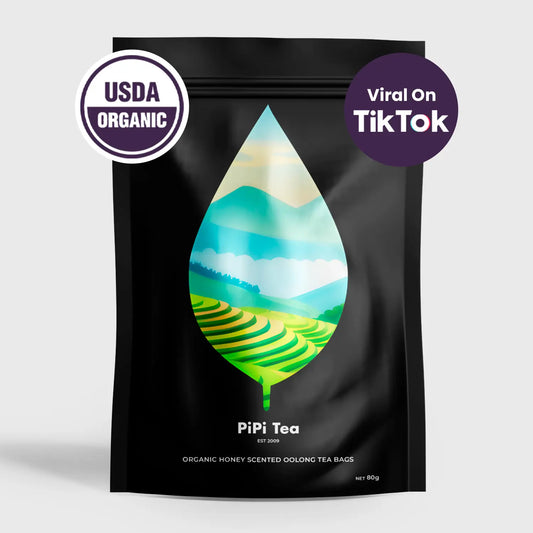 Sachets de thé oolong parfumé au miel biologique