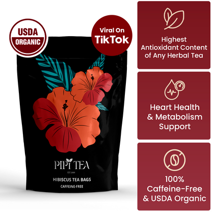 Sachets de thé à l'hibiscus